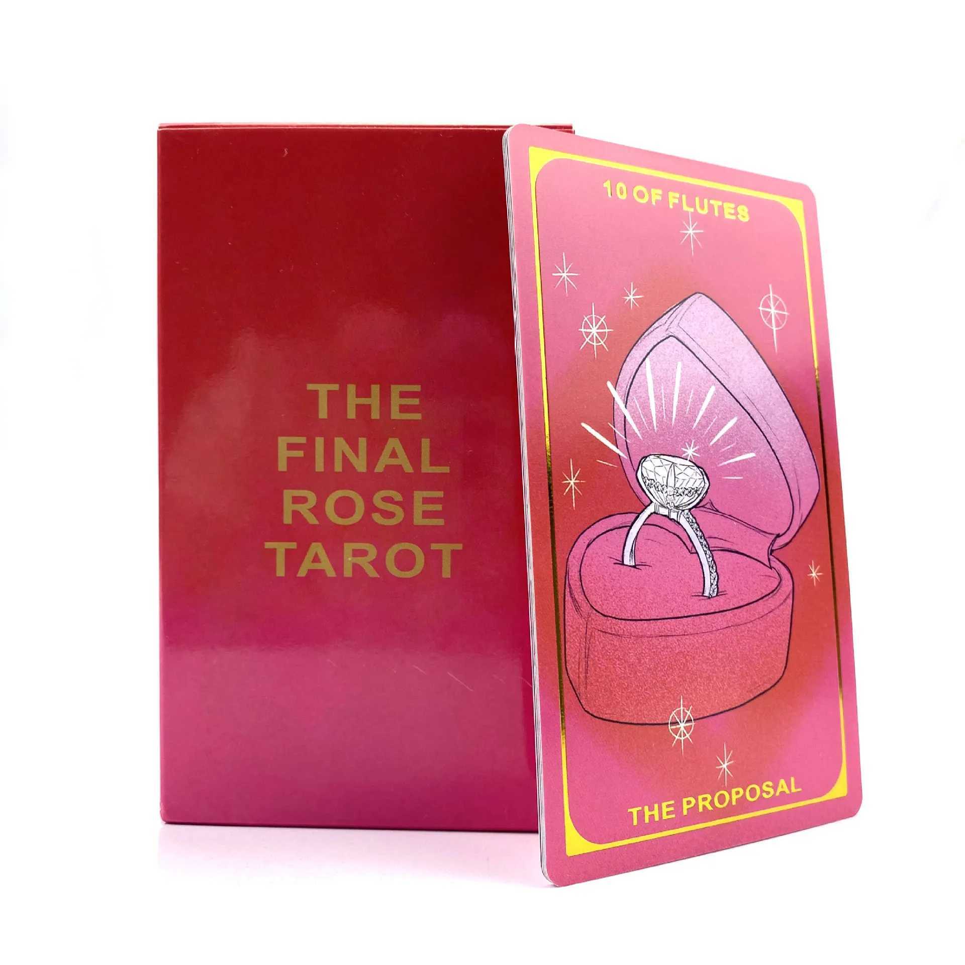 12x7cm The Final Rose Tarot cards Paper Manual card games C251114