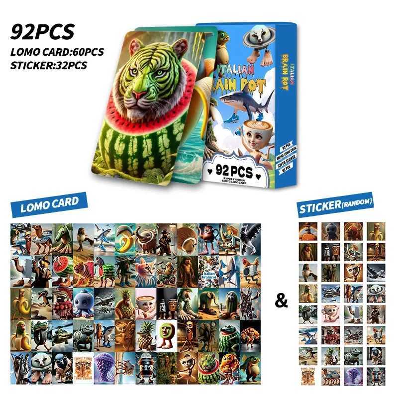 Various style Italian Brainrot Figures Game Cards and Toys Tralalerotralala Tung Sahur Collectible Cards for Kids C251114