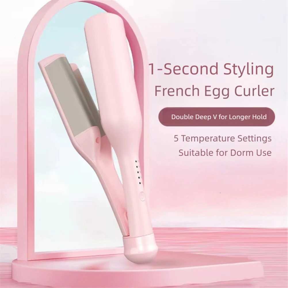 Professional Hair Styling Tool For Loose Waves Fast Heating Wireless Hair Curler Wand For Home TravelT251114