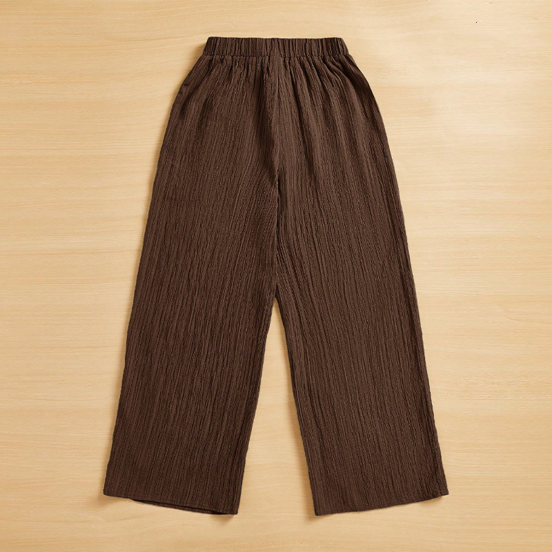 Wind casual pants 2025 new style temperament versatile wide leg straight leg pants womens pants