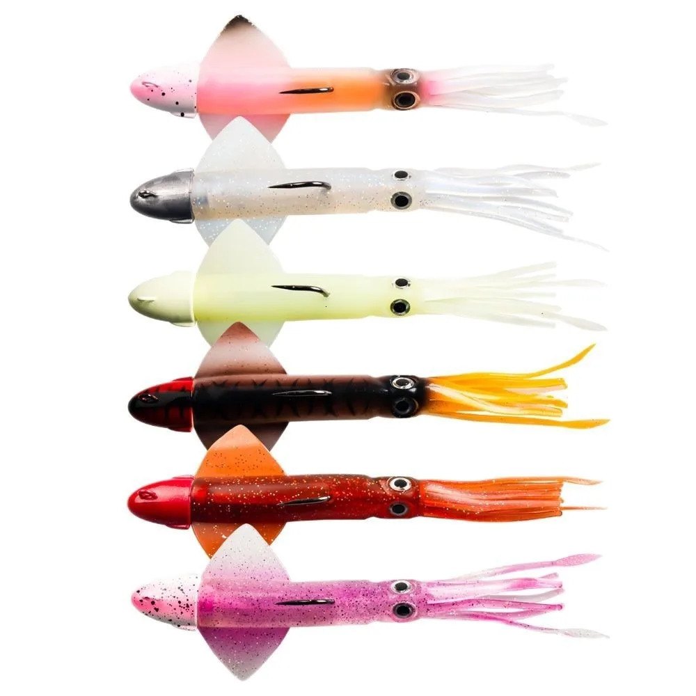 120g/200g hook illuminated soft rubber fishing bait 250414
