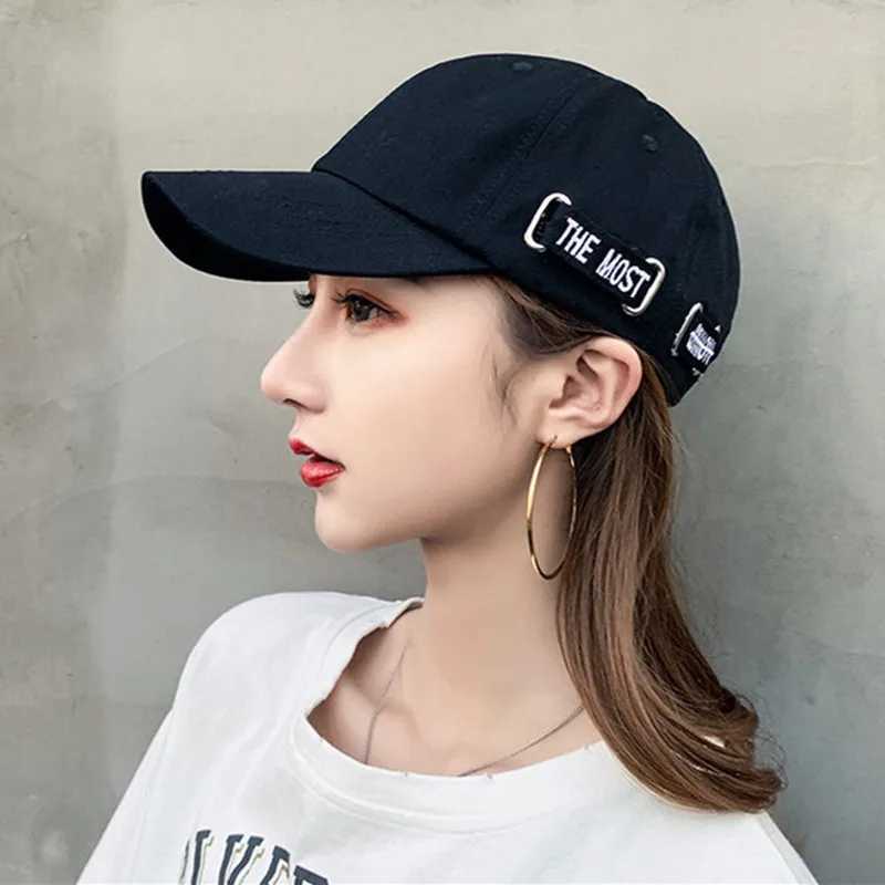 Leisure baseball sun hat summer fashion dad golf hat womens sun protection sun hat with ponytail hole W250414