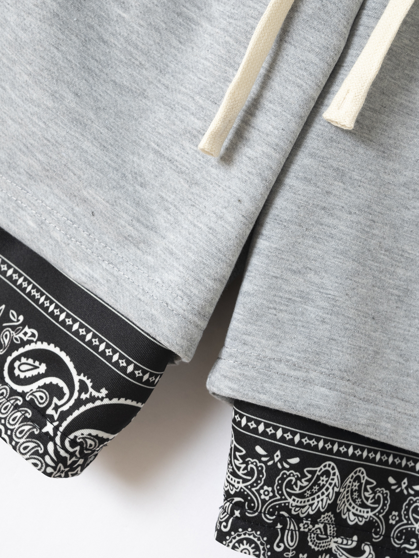 Shorts, summer fashion label, casual slim fit drawstring shorts, double breasted buckle five point pants, men's