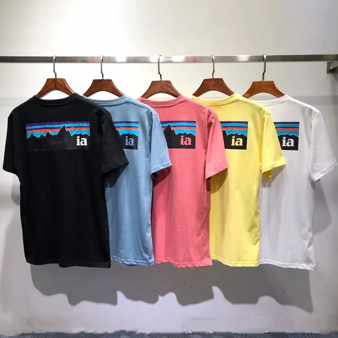 Mens T Shirt Designer T-Shirt Summer Men Casual Tshirt Mountain Peaks Letter Print Loose Round Neck Short Sleeve Tees