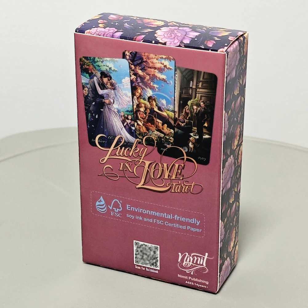 In Love Tarot Deck 1036cm Based on Rider Waite System Anime Themed 78 Pcs Tarot Cards C251114