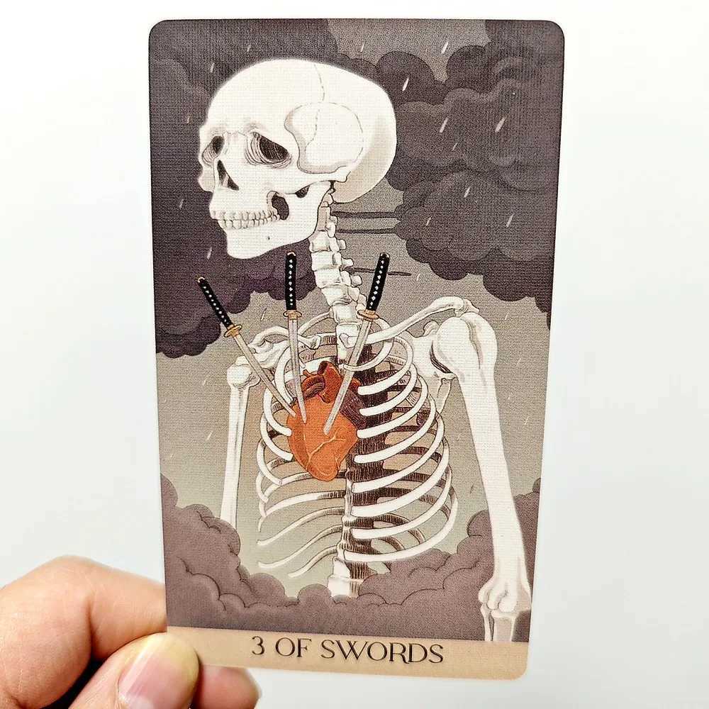 Yokai Tarot Deck 78 Pcs Cards 127cm Rooted In Japanese Folklore Printed on 350GSM Embossed Cardstock Packed In Rigid Box C251114