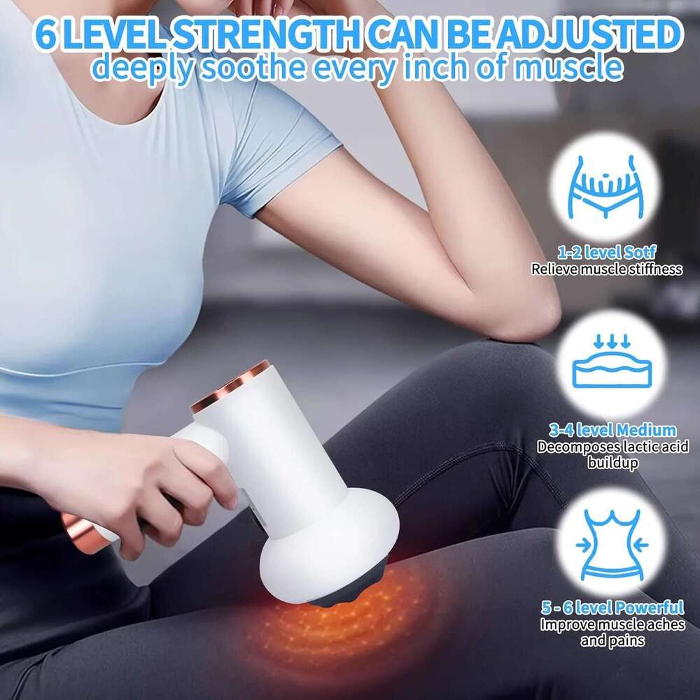 Deep Rolg Electric Full Body Wireless Charger Handheld Portable Massager Neck Waist Shoulder Kneading