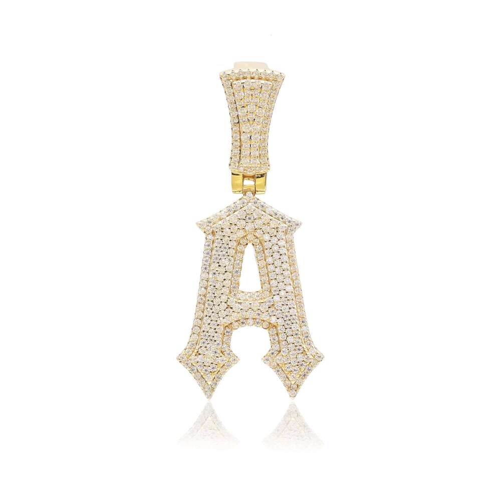 Newly arrived capital S letter A Moissanite pendant