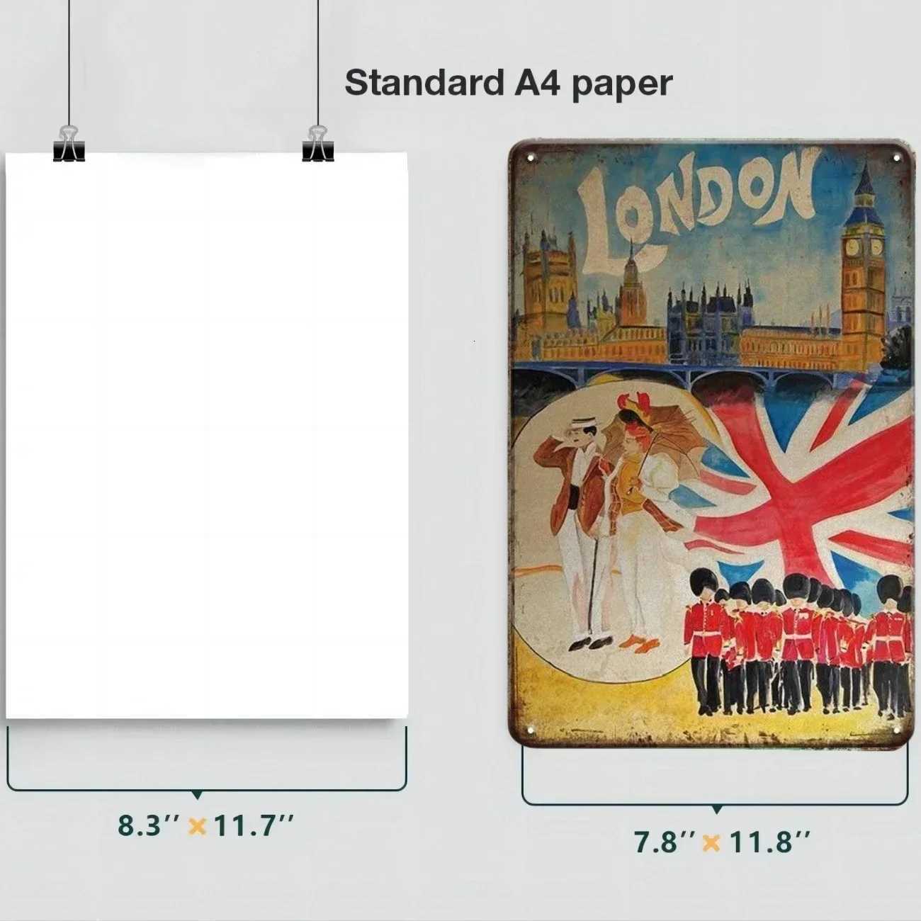 Vintage Travel Cities Metal Tin Signs PARIS IMALIBU CHICAGO Iron Painting Retro Posters Home Wall Art Decor Room DecorationM251114