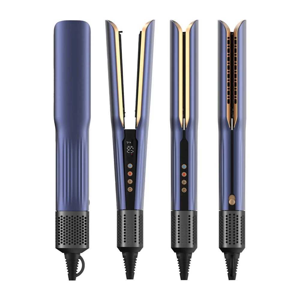 New Arrival BLDC Hot Air Styler Electric Air Straight Wet to Dry Flat Iron Hair Straightener X251114