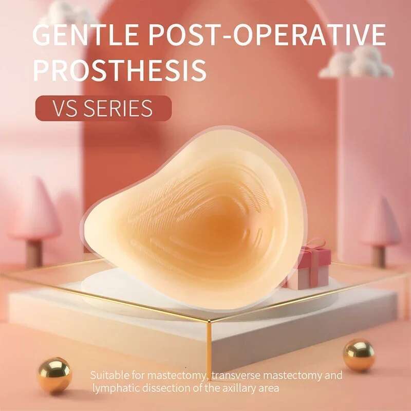 Silicone Well Cover Axilla And Clavicle Wounds Prosthesis Natural Like Soft High Elasticity Breast For Mastectomy Women