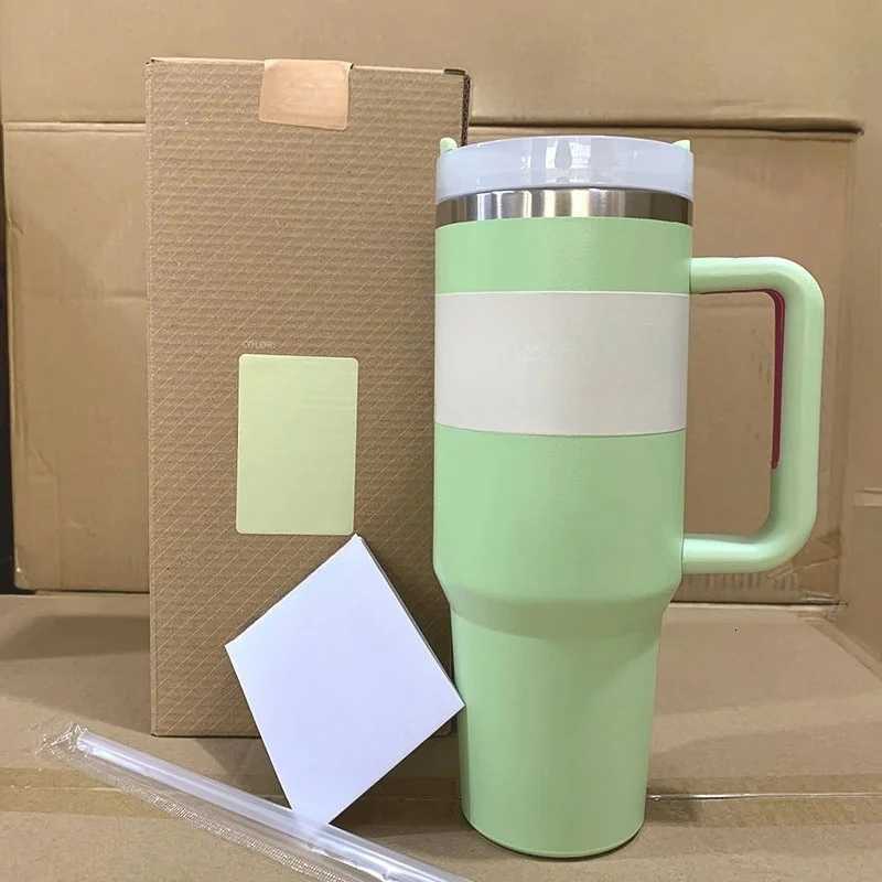 40 ounce travel mug with lid straw lid stainless steel iced tea with water mens and womens caf gift mug C251114