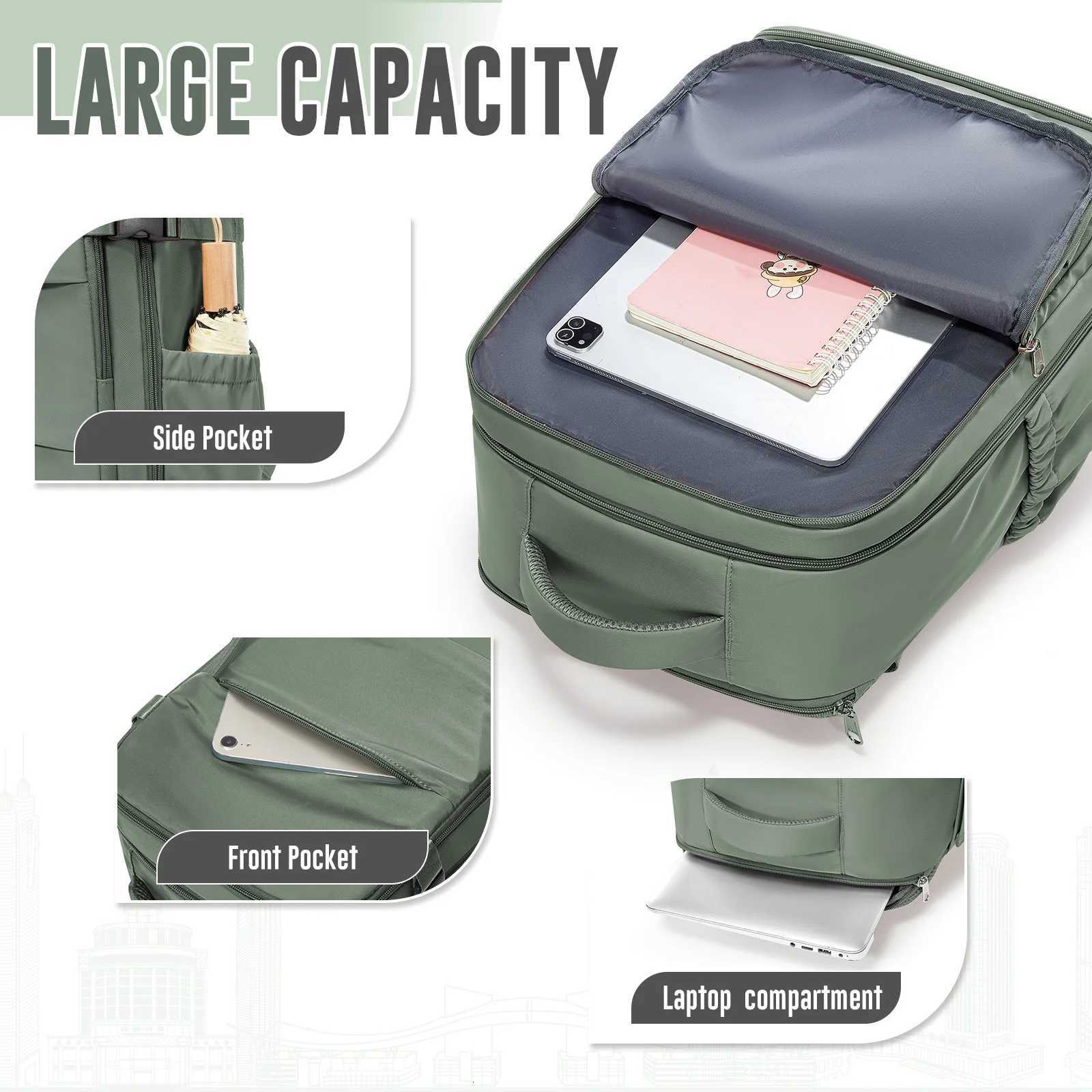 Ryanair Backpack 40x30x20 Cabin Luggage Bag Vacuum Storage Bag With PumpTravel Backpack For Women Men Business Computer BagW251113