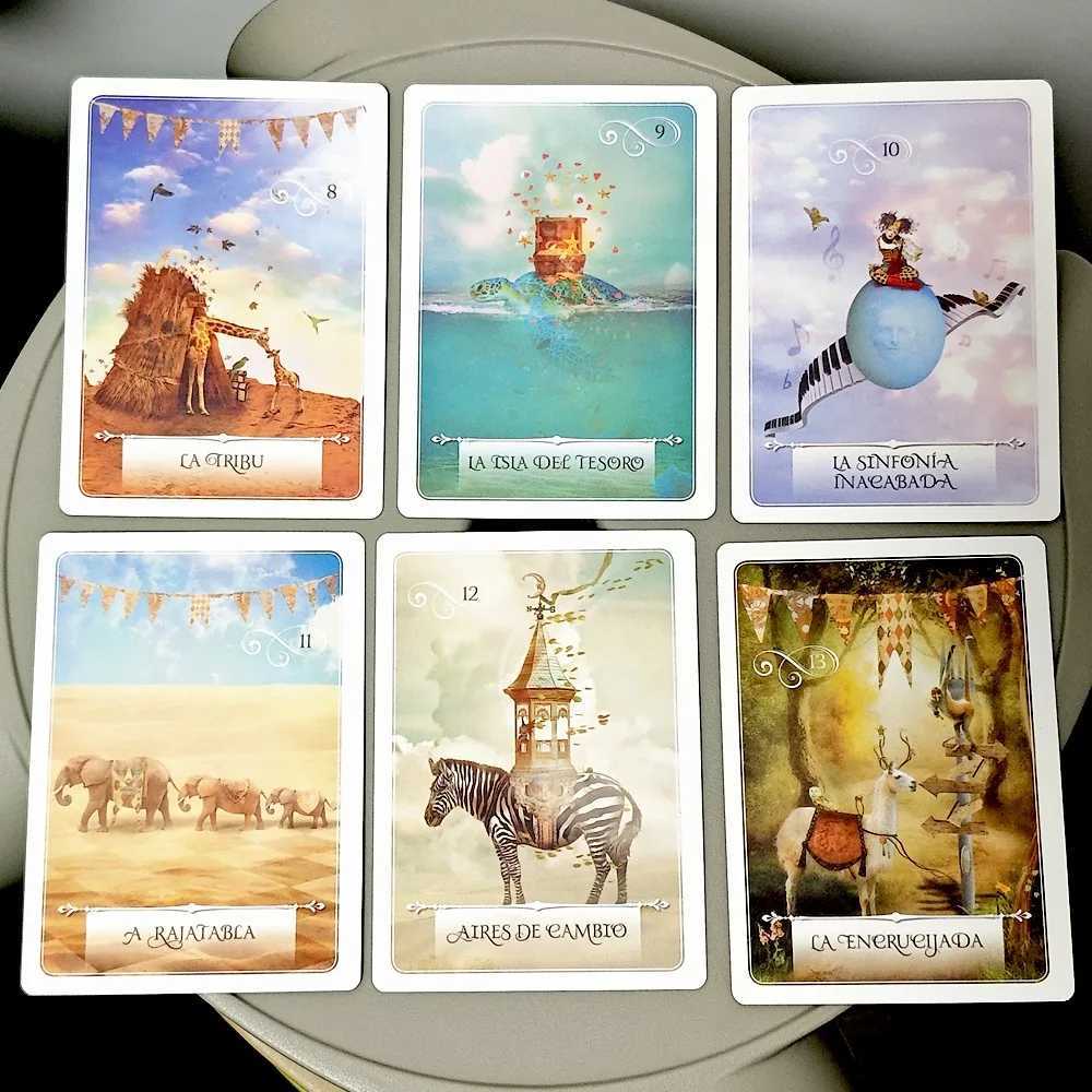 Oracle of Wisdom To Make Decisions In Life 52 Divination Oracle Cards Spanish Edition 10575cm C251114