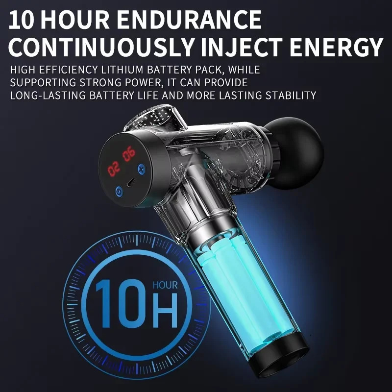 8821 Fascia Gun Relaxation of Muscles and High Frequency Vibration Deep Massage Instruments to Relieve Muscle Pain 250414