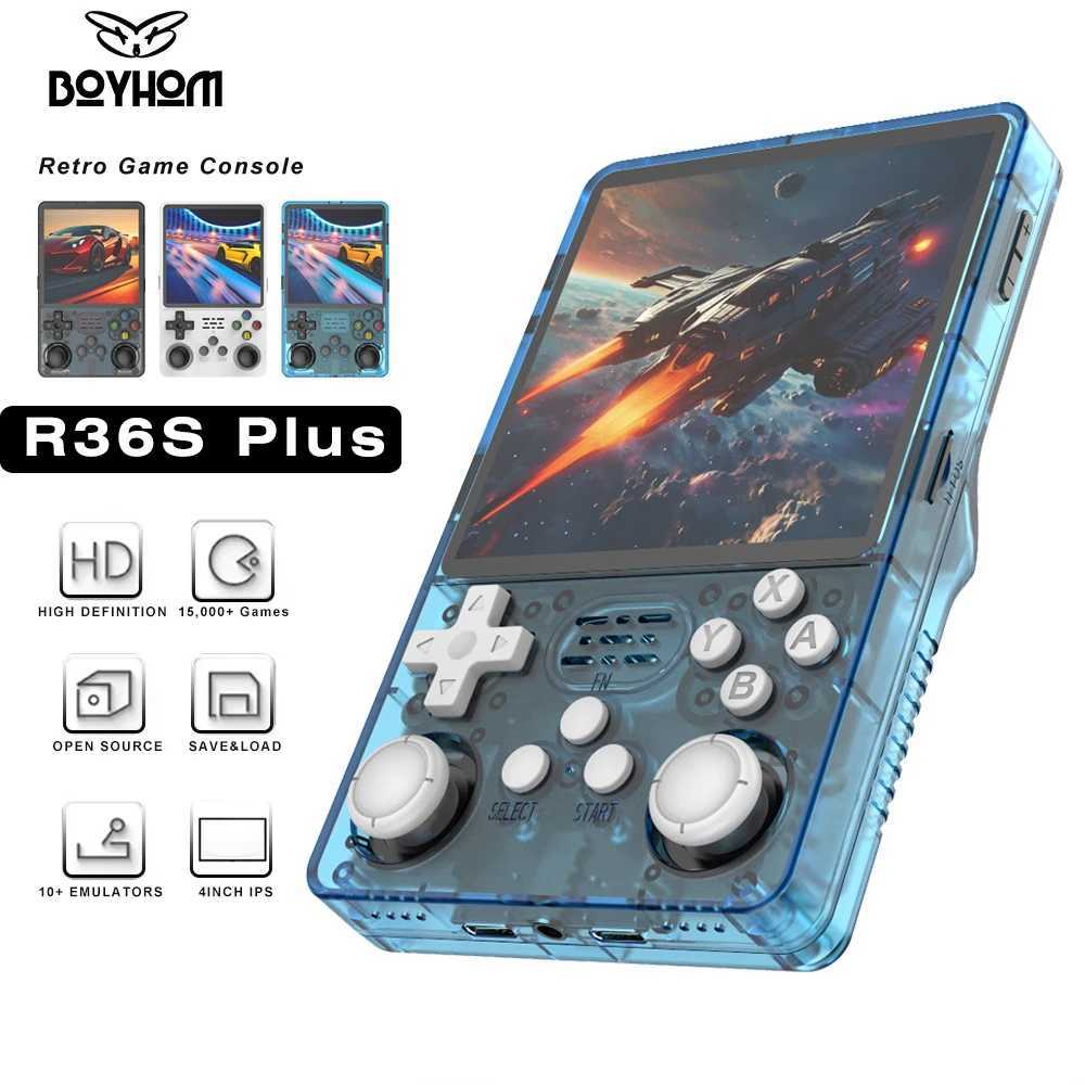 BOYHOM R36Plus Big Sn Linux OS Retro Game Console R36S Plus 4.0-inch I Sn Wifi for GBA 10+Simulator Pocket Video PlayerXJ250414