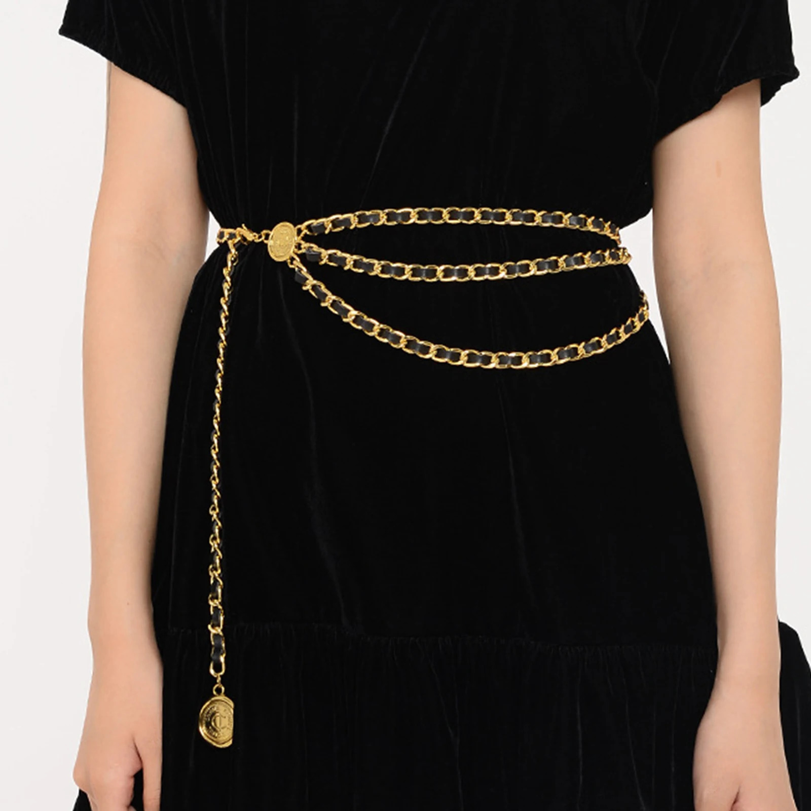 Tassel Waist Chain Belt Multilayer Accessories Retro Delicate for Women Dresses Wedding Bridal Belt Female Jewelry Body Chain 251111
