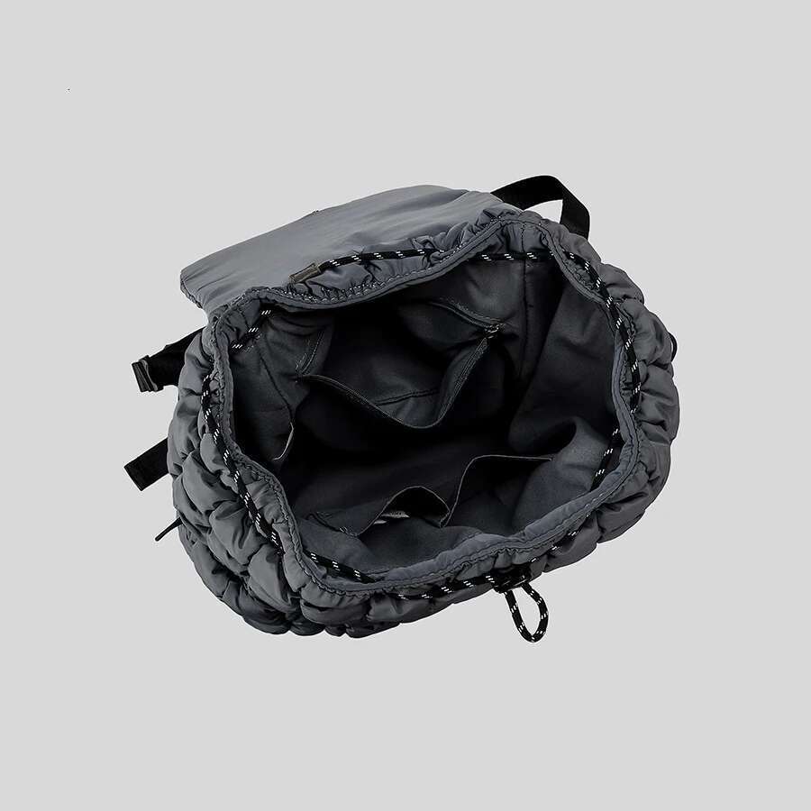 Fashion Ruched Quilted Backpacks Women Designer Puffer Casual Nylon Padded School Bag For Teenager Girls Quality Bags