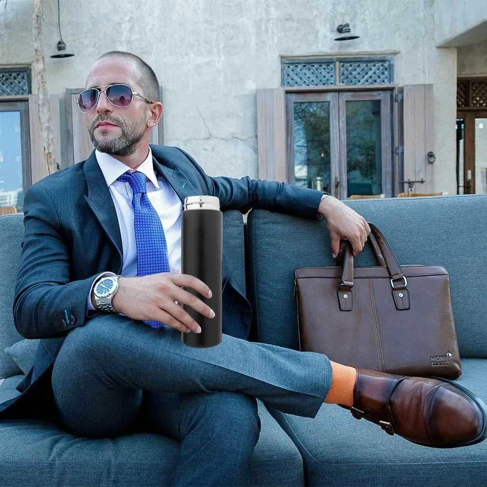 500ml Thermos Flask Stainless Steel Coffee Thermos Flask Leakproof Double-layer Insulated LCD Temperature Display Reusable C251114