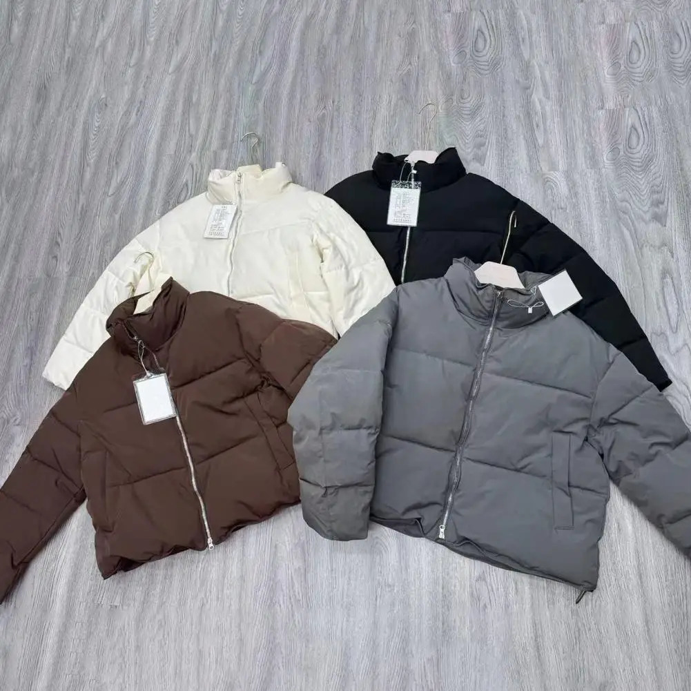 Winter Women Thick Warm Puffer Jackets Loose Coat Parkas Down Outwear Stand Collar Zipper Casual Solid Jackets Parka Coat 251110 - view 5
