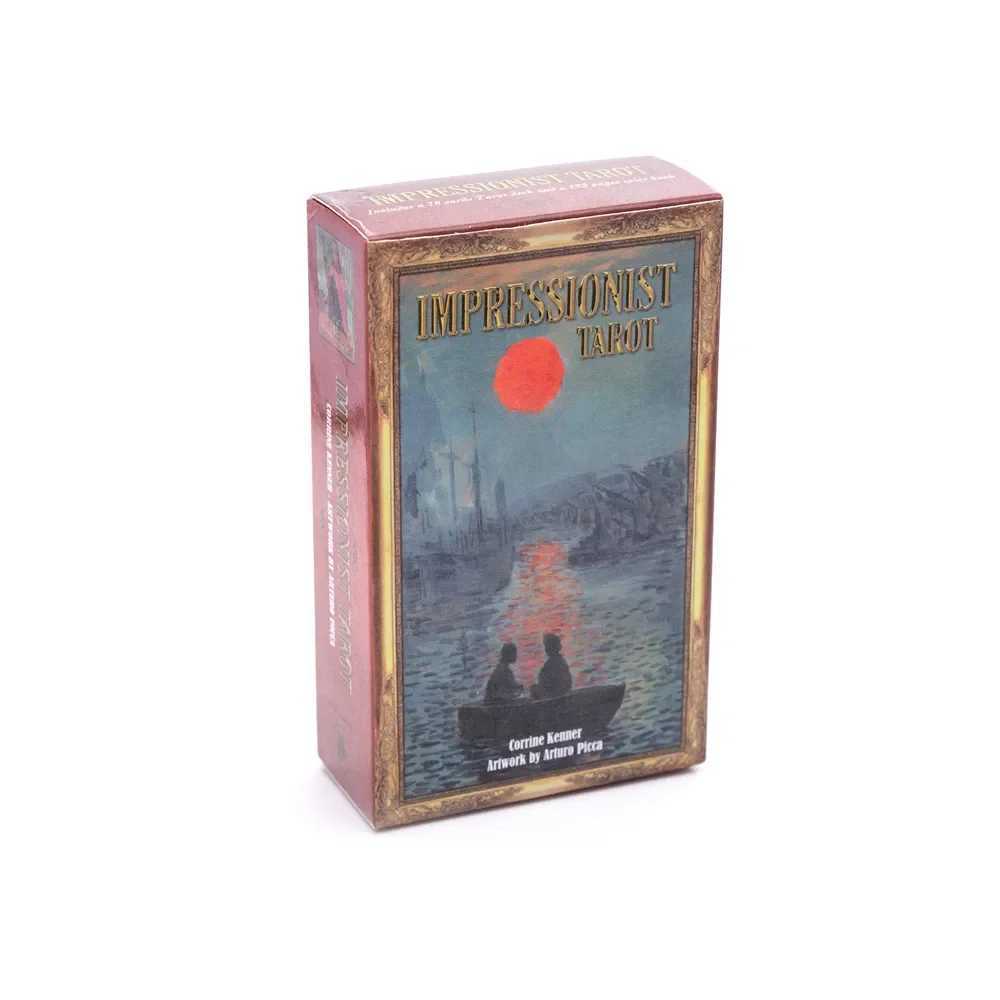 New Impressionist Tarot cards A 78 Deck Oracle English Visions Divination fate Borad Playing Games C251114