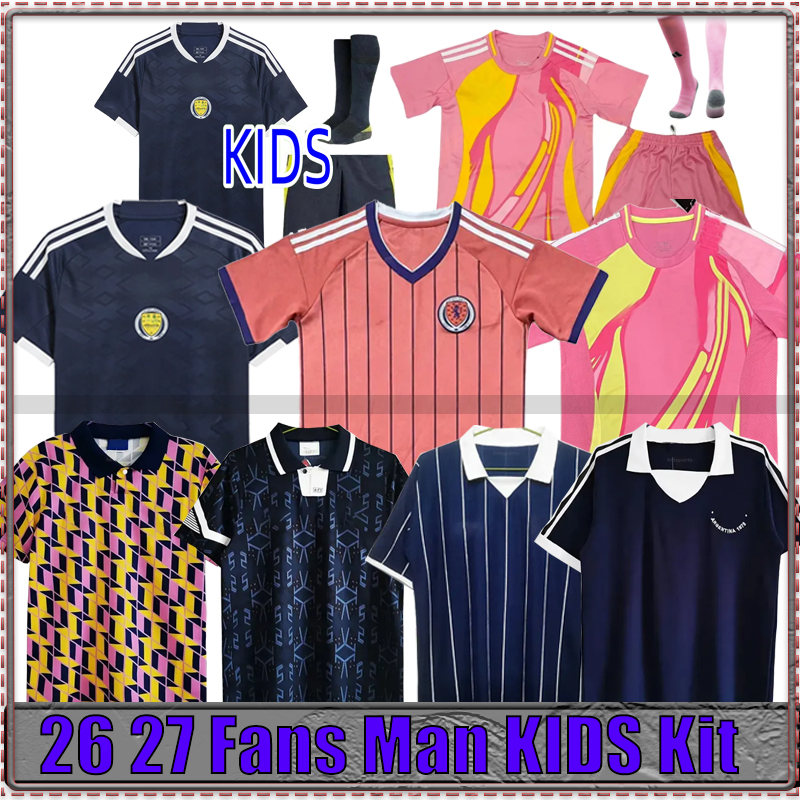 2026 World Cup Scotland Soccer Jerseys away home Special edition TIERNEY ROBERTSON scotland football shirt CHRISTIEMcGINN McKENNA men kit kids 26 scotland jersey