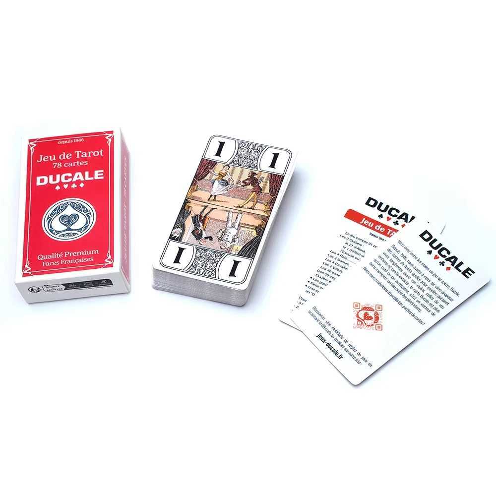 Franais Jeu de Tarot 78 Cards Ducale French Tarot Game Tarot Deck Cards Entertainment Game For Family Party Board Game Toy Gift C251114