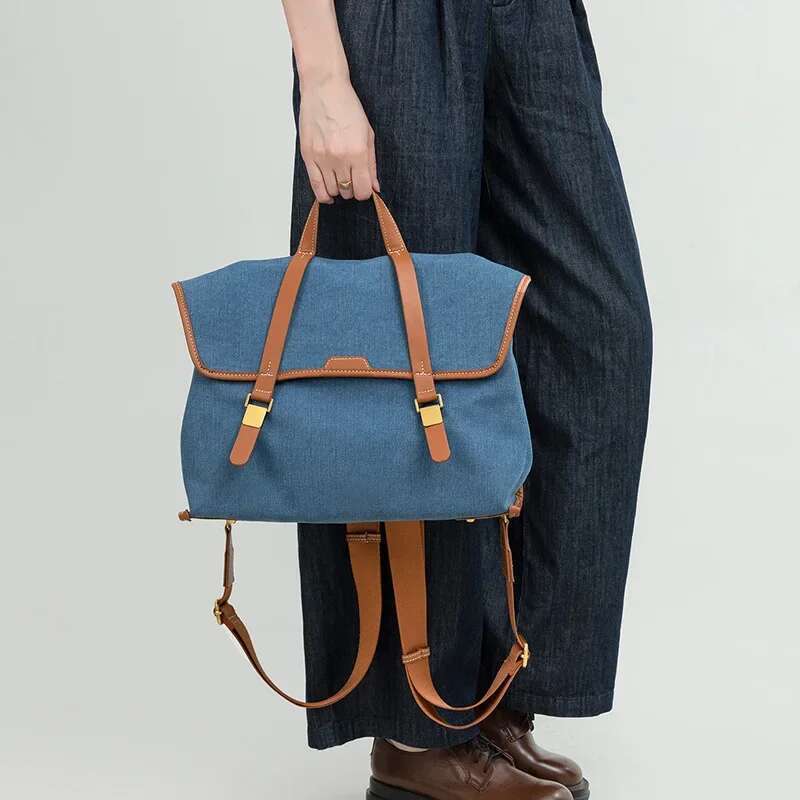 Premium Sense Niche New Presbya Travel Briefcase Commuting Large Capacity Multi-Functional Backpack Computer Bag