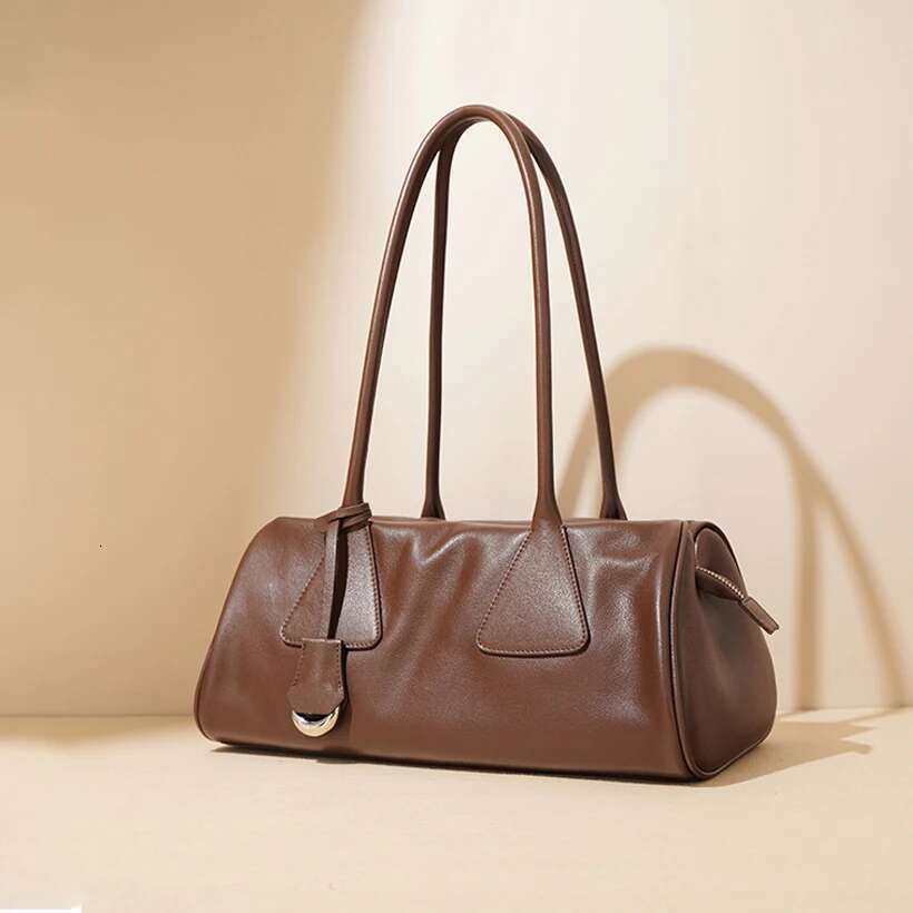 Avro's MODA High-Capacity Shoulder Bags Women Office Lady Genuine Leather Underarm Fashion Solid Popular Tote Bag Classic Bolsos