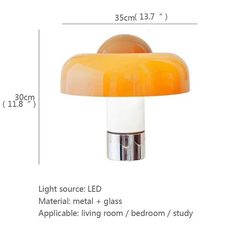 Bedroom Living Room Hotel Soft Fashion Bedside Lamp Simple Light Luxury Designer Glass Decorative Desk Lamp M251114
