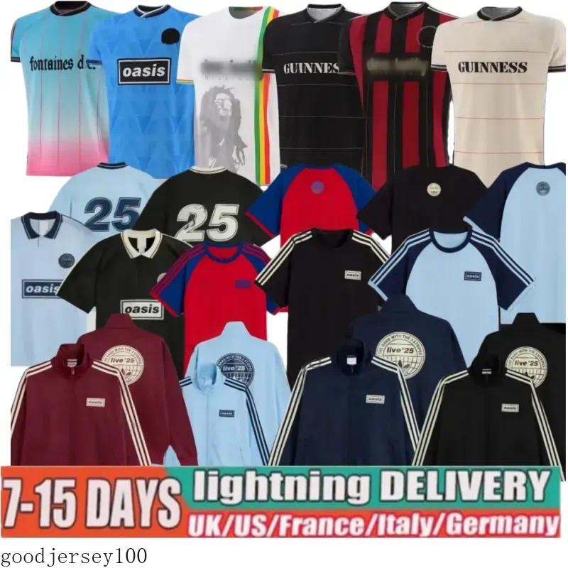 2025 Football Jersey Shirts Kit 25 26 Fontaines Dc Home Away Third Bohemians BLACK GUINNESS Soccer Jerseys 135th Anniversary Oasiss Live 787899