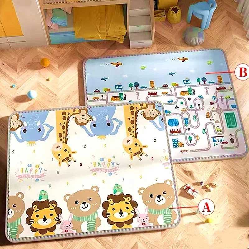 Thick 200 * 180cm baby game pad childrens game pad complete set of game pad development pad room crawling pad safe baby carpet gift S25414