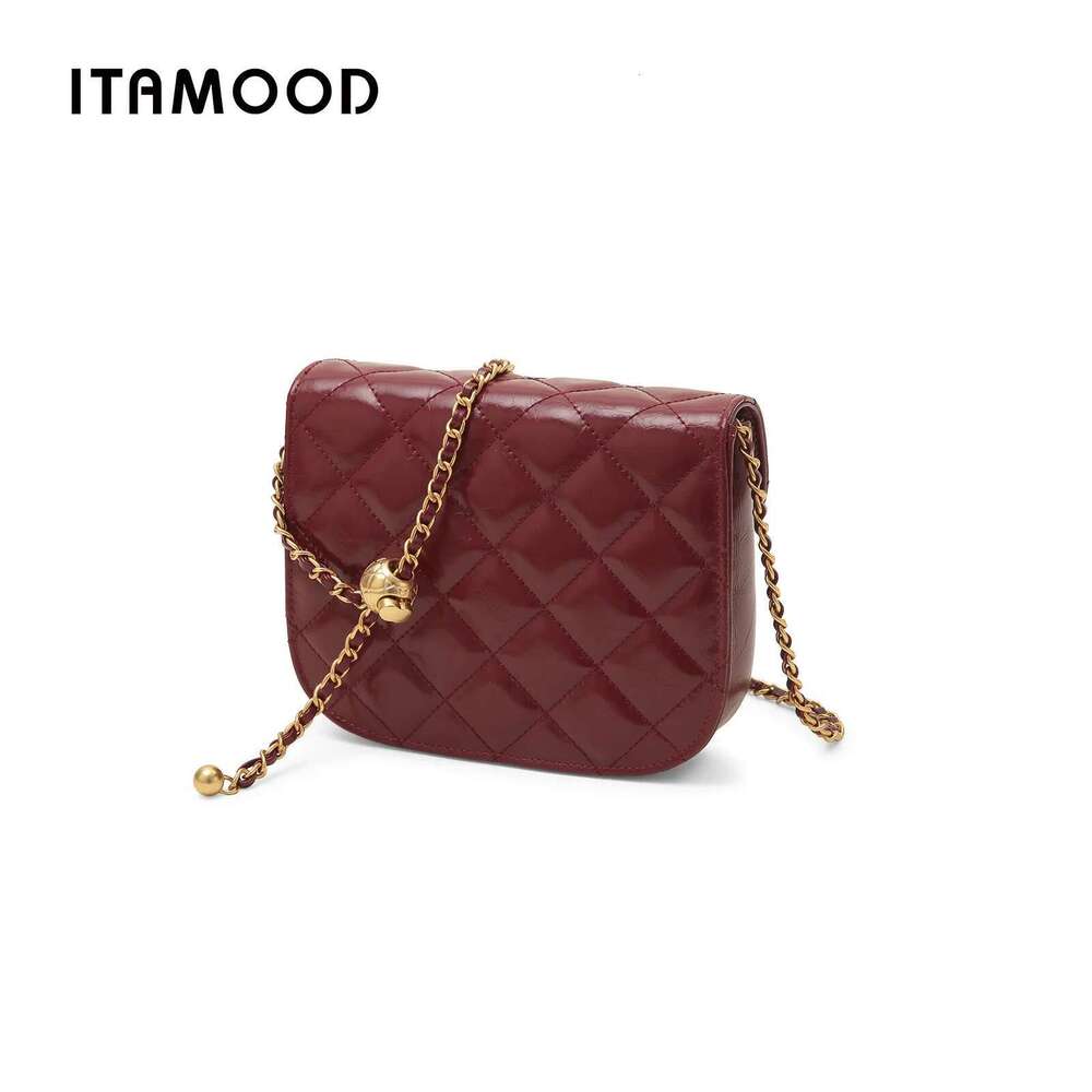 ITAMOOD Quilted Genuine Leather Square Original Hardware Wer Shoulder Bag Designer Women's Crossbody Bags