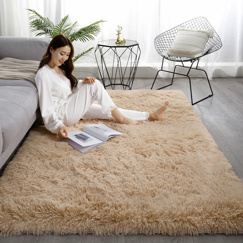 Carpet, Bedroom, Living Room, Bedside, Solid Color, High-end Feeling, Carpet, Floor Mat, Room Coffee Table, Floor Mat