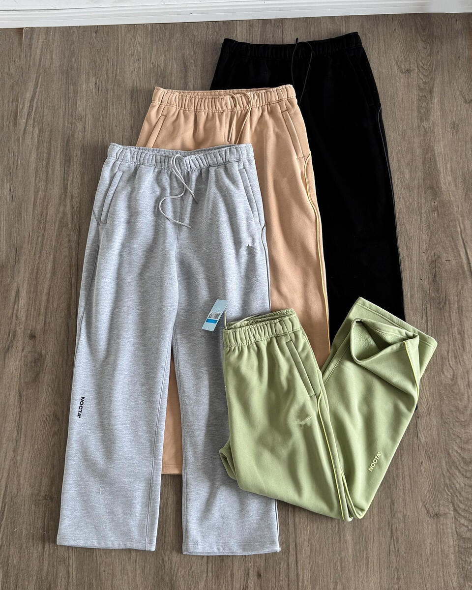 Nocta Tracksuit Mens Hoodie Pants Sets 3M Reflective Strip Logo hooded sweater Thick Tech fleece Trousers Bottoms Running Joggers nocta open Straight sweat pants aa