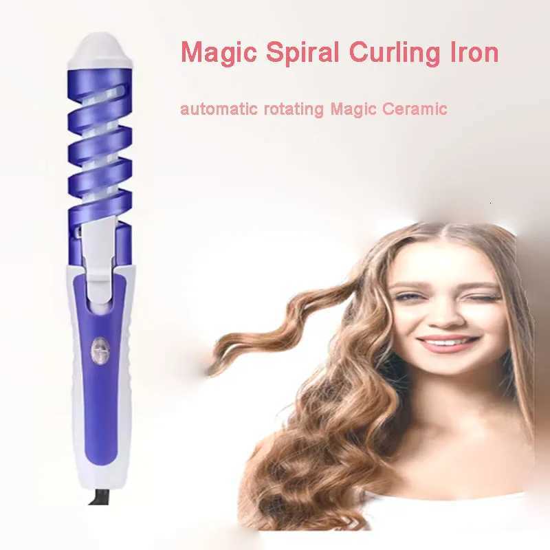 Magic Spiral Curling Iron Electric Hair curler Home Fast Heating Ceramic Curler Hair Styling Portable automatic rotatingT251114