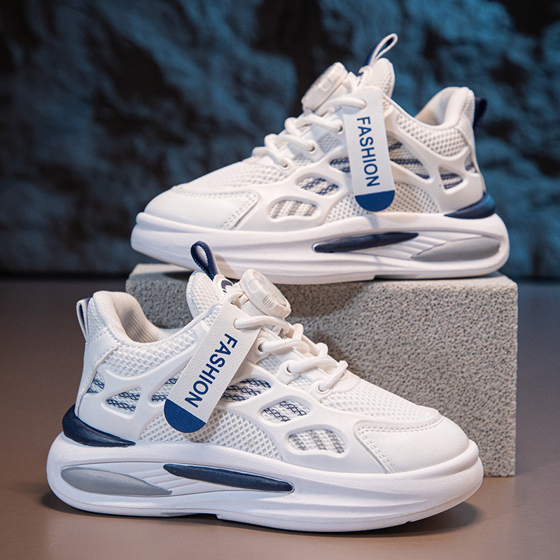 Children Boys Girls Sport Fashion Casual Kids Sneakers Kidszworld Youth Outdoor Mesh Tennis Toddler Running Shoes Size 26 - 37 K0345