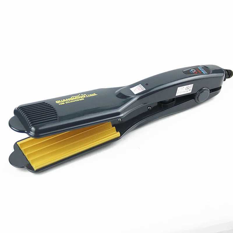 Professional Tourmaline Ceramic Corn Plate wave hair straighteners Fast Warm-up Crimper hair curler corrugated Iron styling toolT251114