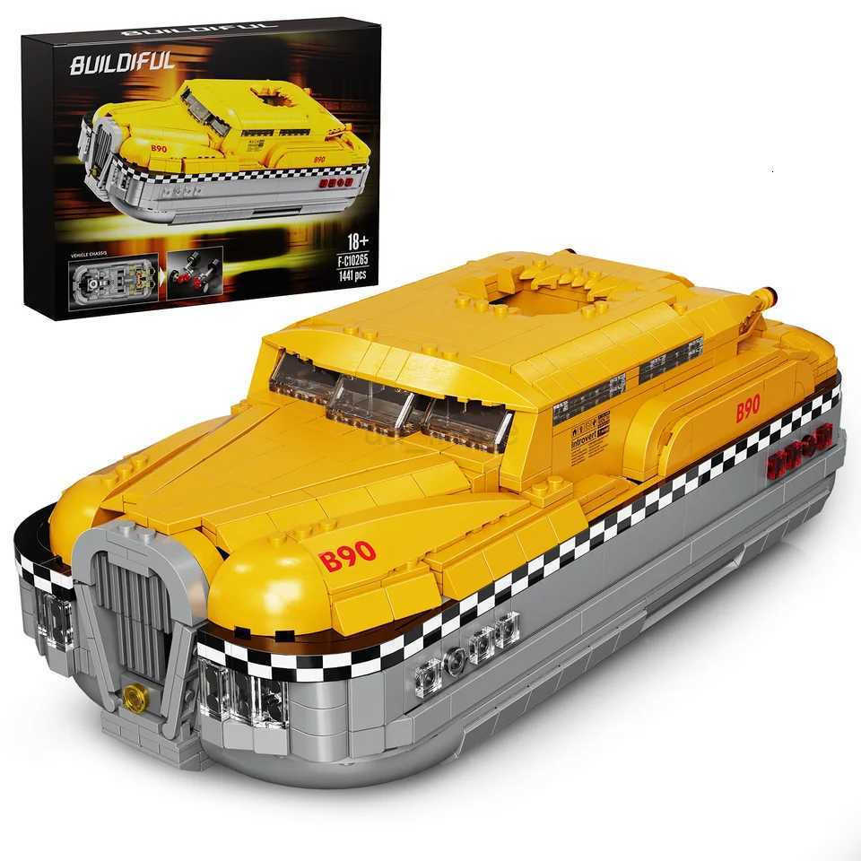 Fifth Element Car Building Blocks Set w Taxi B90 Model Bricks Toys Boys and Girls Christmas Gifts 1441 PCS C251111