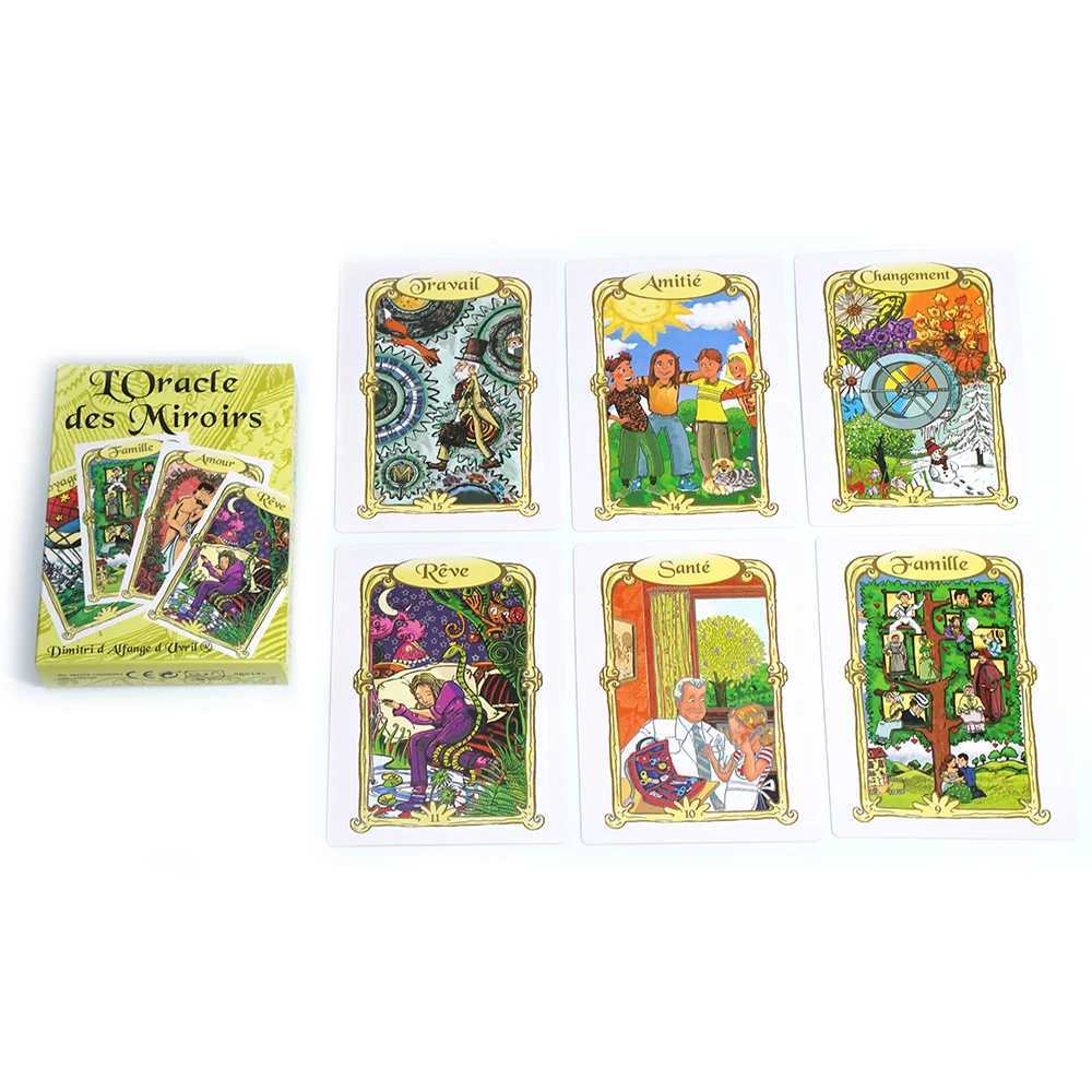 Franais Oracle des Miroirs French of Tarot Cards Un Outil Prcieux pour la Divination et la Guidance Spirituelle Board Game C251114
