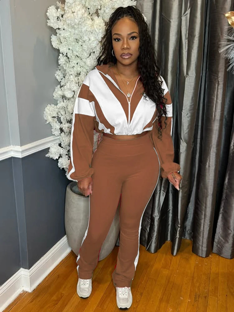 2025 Spring Two Piece Jogger Set Outwear Lounge Wear Trending Clothing Vendor Sports Pants Sets 2 Piece Tracksuit Women Sets 250414