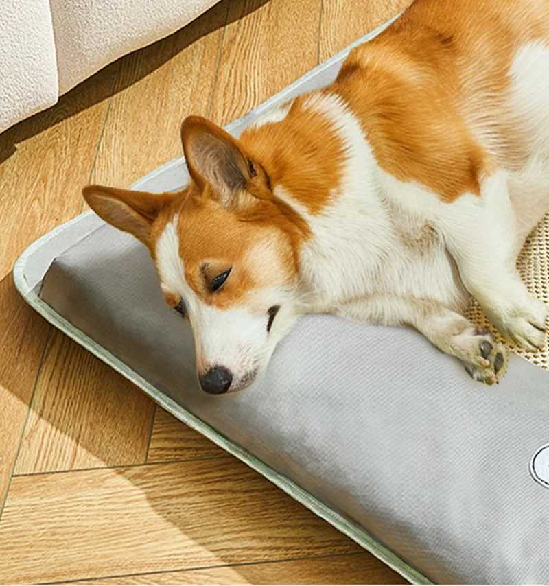 Cool pet mattress in summer - breathable gel infused sleep pad suitable for dogs and cats with antiskid base pet sleep ice Pa X250412
