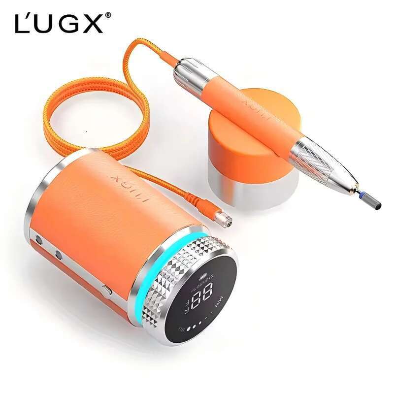 L'ugx Professional Drill, Waterproof 35000Rpm Brushless Drill Hine, Rechargeable Nail Efile For Acrylic Gel Nails