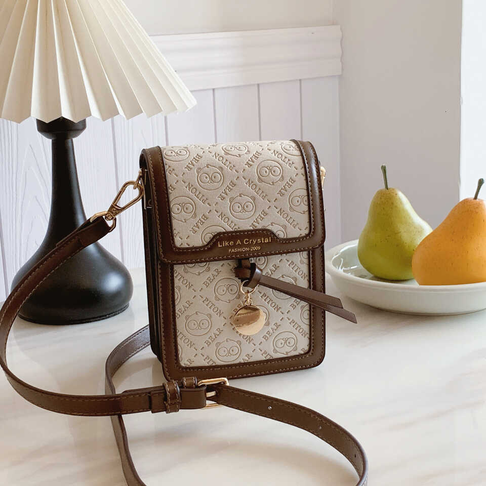 New Mobile Phone Women's Crossbody Small Fashionable And Versatile Shoulder Bag, Mini Vertical Lightweight Coin