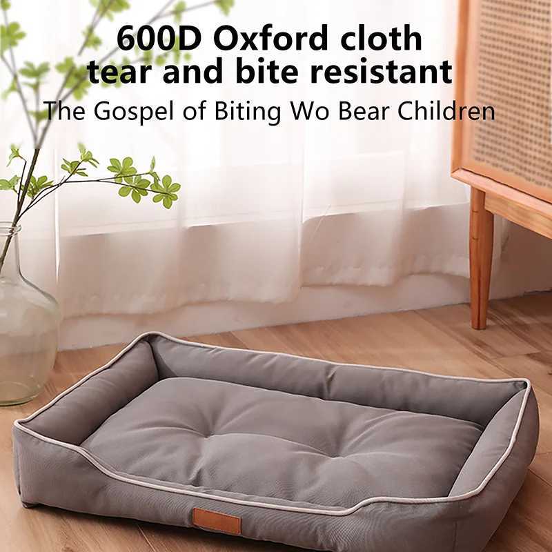 Waterproof dog bed 600D Oxford pet dog bed all year round thickened PP cotton filling bite resistant pet pad dog accessories X250412