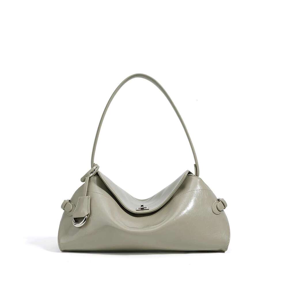 New Top Layer Cowhide Advanced Tote Advanced Sense Large Capacity Leather Women's Crossbody Commuter Bag