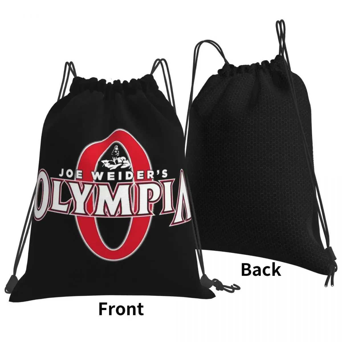 Future Mr OLYMPIA Motivations Backpacks Casual Portable Drawstring Bundle Pocket Sports Bag Book Bags For Man Woman SchoolW251113