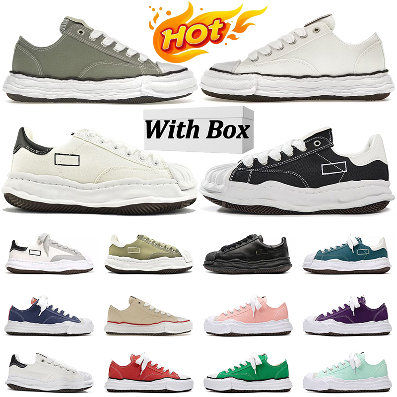 With Box Men Women Designer Casual Sneakers Black White Canvas Shoes Mens Trainers Grey Olive Green Blue Red Brown