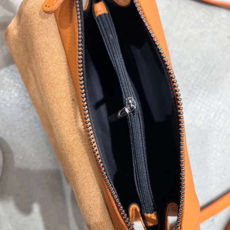 Designer Bag Vintage Natural Women Crossbody Real Genuine Leather Shoulder Bag Female Multi-Layer Small Messenger Bags Purses