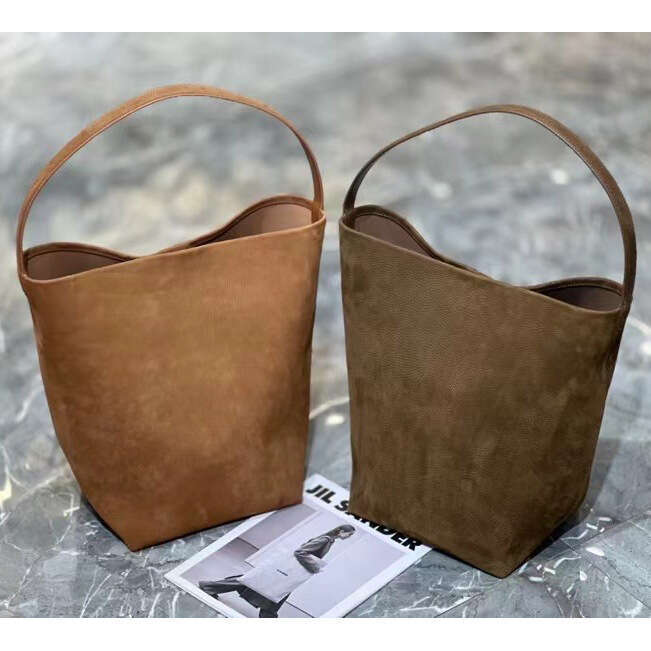 Women's Bags Deer patterned top layer cowhide armpit bucket simple commuting, large capacity single shoulder handbag, genuine leather bag, trendy